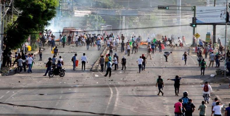 Actos violentos en Nicaragua
