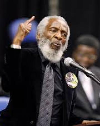 U.S. Comedian and Civil Rights Activist Dick Gregory