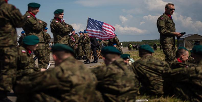 Base militar de Estados Unidos en Polonia. Foto / AFP 2019 / Wojtek Radwanski
