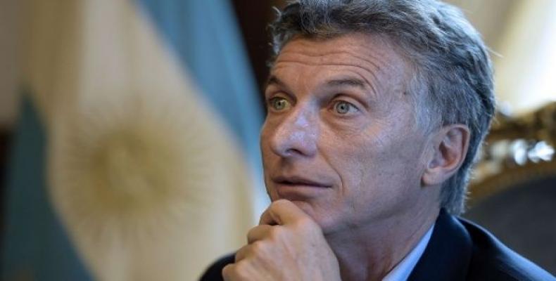 Argentinean President Mauricio Macri 