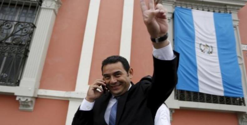Presidente de Guatemala, Jimmy Morales,