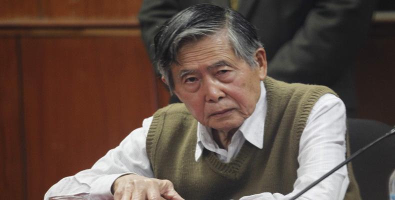 Former peruvian dictator Alberto Fujimori