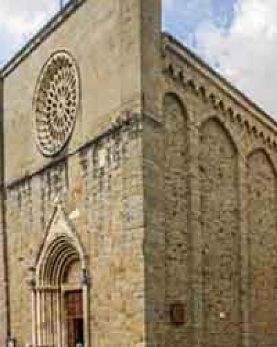 La iglesia de Sant'Agostino también sufrió daños. Foto: Archivo