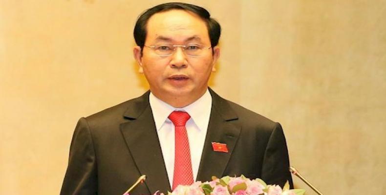 presidente vietnamita Tran Dai Quang