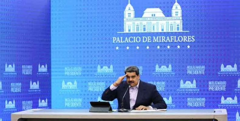 El presidente de Venezuela, Nicolás Maduro, ratificó su compromiso de velar por la seguridad del pueblo. Foto: Prensa Latina.