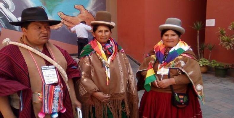 Unas 150 organizaciones de Perú y del resto de América Latina participan en la Cumbre de los Pueblos.Foto:Marina Menéndez.