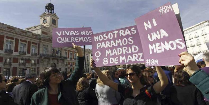 Las dos principales organizaciones sindicales de España convocaron a una huelga general para el próximo 8 de marzo.Foto:PL.