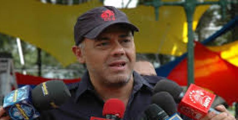 El dirigente nacional del Partido Socialista Unido de Venezuela, Jorge Rodríguez