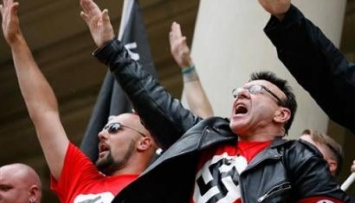 Neo-Nazis with Heil Hitler salute  (Photo: File)