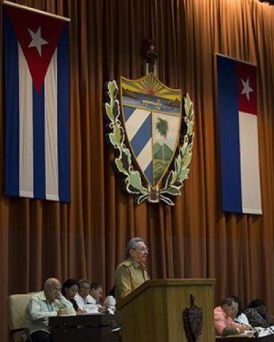 El presidente Raúl Castro interviene en el Parlamento cubano.Foto: Irene Pérez/ Cubadebate.