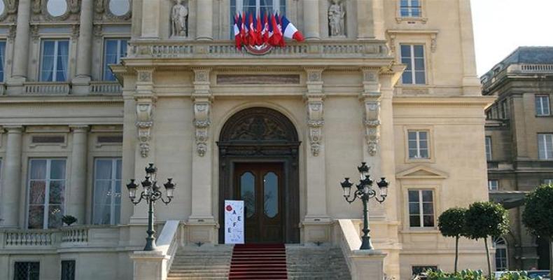 The file photo shows the building of the French Ministry of Foreign Affairs.  Photo: AFP
