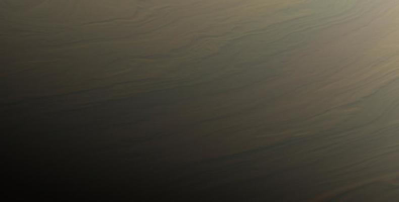 Fotografía de la atmósfera de Saturno obtenida por Cassini. / nasa.gov