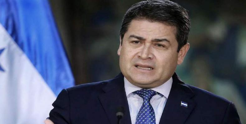 Presidente de Honduras, Juan Orlando Hernández,