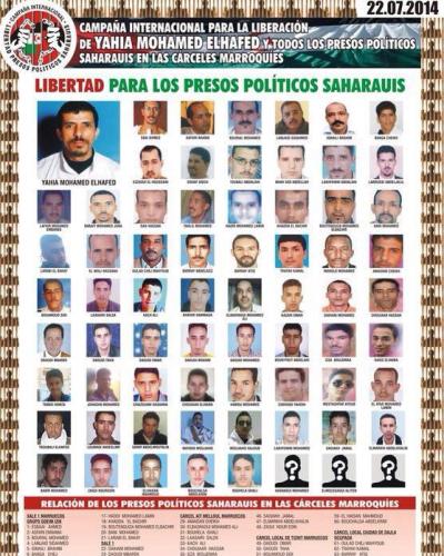 Entre las demandas de los encarcelados sobresale su traslado hacia cárceles de sus comunidades en el Sahara Occidental cercanas a sus hogares.Foto:Internet.