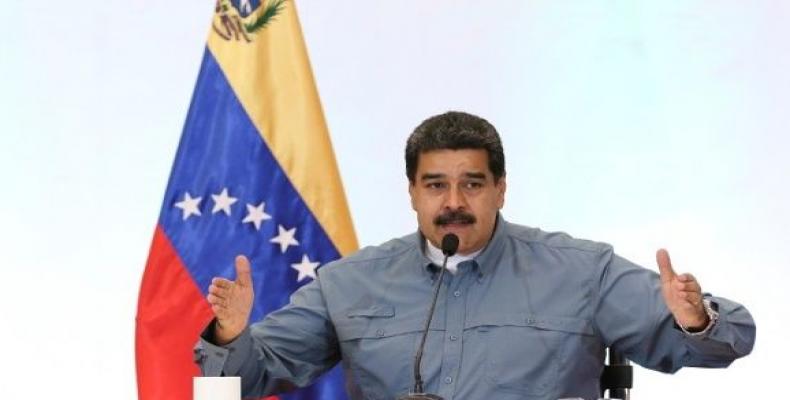 Venezuelan President Nicolas Maduro at a national meeting of the United Socialist Party of Venezuela (PSUV).  Photo: Reuters
