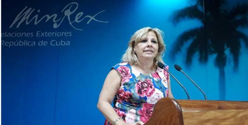 González convocó al IV Encuentro Regional de Cubanos Residentes en el Exterior, entre el 18 y el 20 de octubre próximo, en México. Foto: PL.