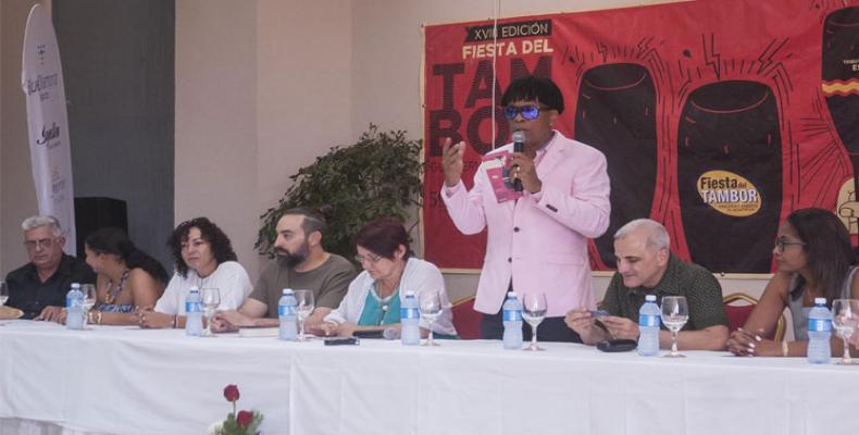 Cantautor español Diego El Cigala entre los invitados al Festival del Tambor en Cuba. Foto: PL.