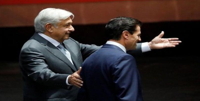 López Obrador y Peña Nieto