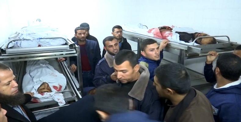 Israeli raid kills seven Palestinians in Gaza.  Photo: Press TV