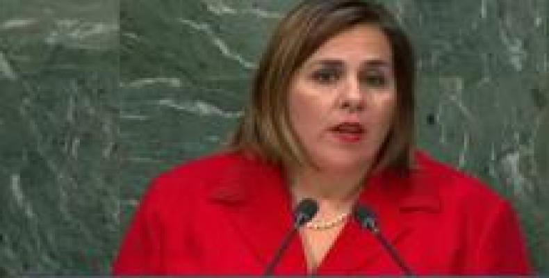 Cuban UN Representative Ana Silvia Rodriguez