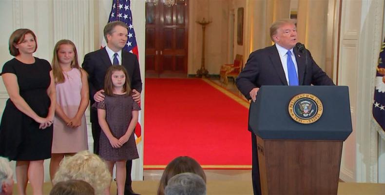 White House touts Judge Kavanaugh’s business-friendly rulings. Photo: White House file