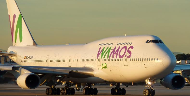 La empresa Wamos Air reapertura la ruta Madrid-Guatemala, la cual tiene como novedad una parada en Cuba.Foto:Hispaviacion.