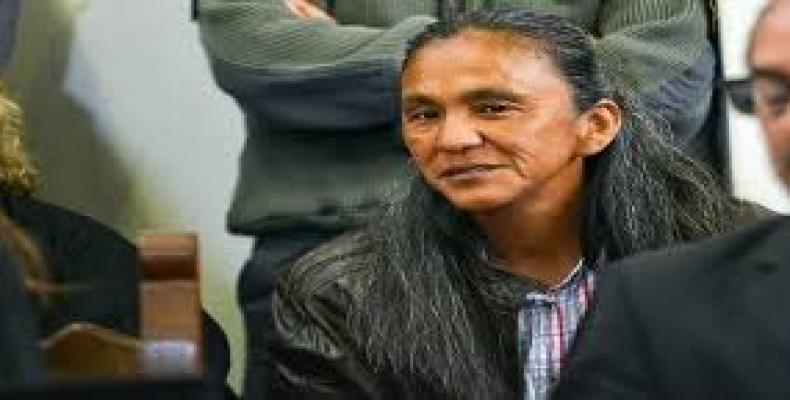 Milagro Sala en el juicio