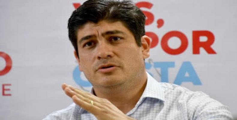 Presidente de Costa Rica, Carlos Alvarado