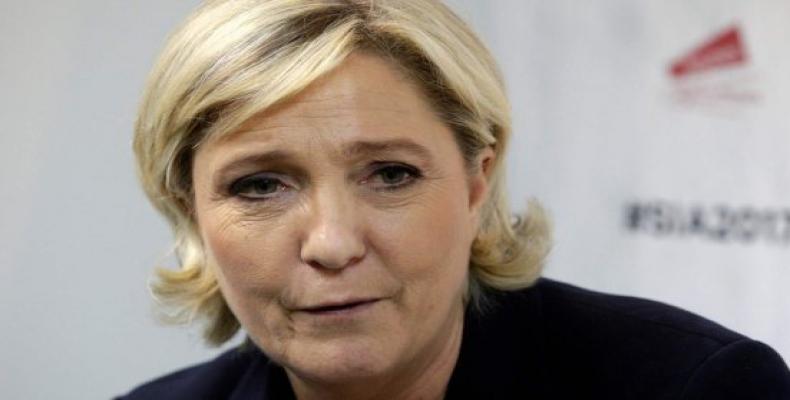 Marine Le Pen, líder de la ultraderecha en Francia.
