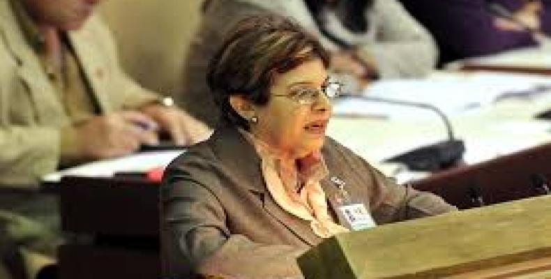 Lina Pedraza, ministre cubaine des Finances et des Prix