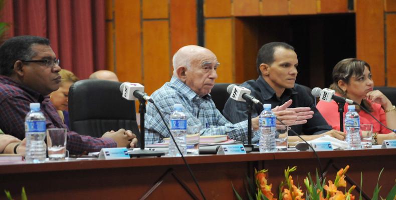 Segundo Secretario del Comité Central del Partido Comunista de Cuba, José Ramón Machado Ventura en Guantánamo. Foto: Radio Reloj.