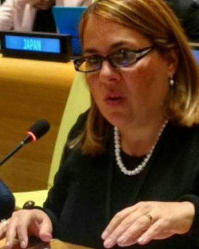 Ana Silvia Rodríguez, embajadora de Cuba ante el Consejo de Seguridad de la ONU.