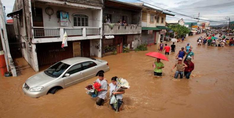 Causan inundaciones en Vietnam 22 muertos. Foto:La Jornada Baja California.