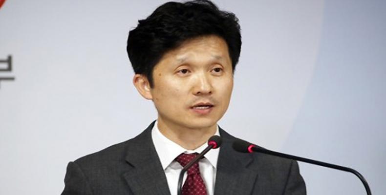Lee Sang-min, vocero del Ministerio de Unificación sudcoreano
