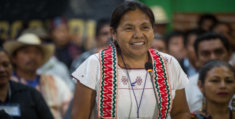 María de Jesús Patricio, Marychuy, vocera del Concejo Indígena de Gobierno / Heriberto Paredes 