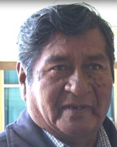 Víctor Veizaga, paciente del hospital boliviano Valle Hermoso.Fotos:Prensa Latina.