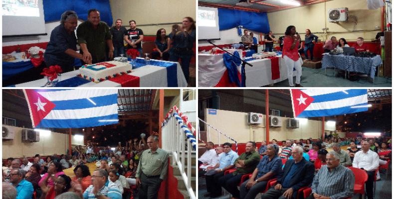 Festejan colaboradores cubanos en Angola aniversario de los CDR. Foto: PL.