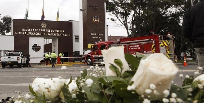 ELN takes responsibility for Colombian cadet school attack.  Photo: AFP