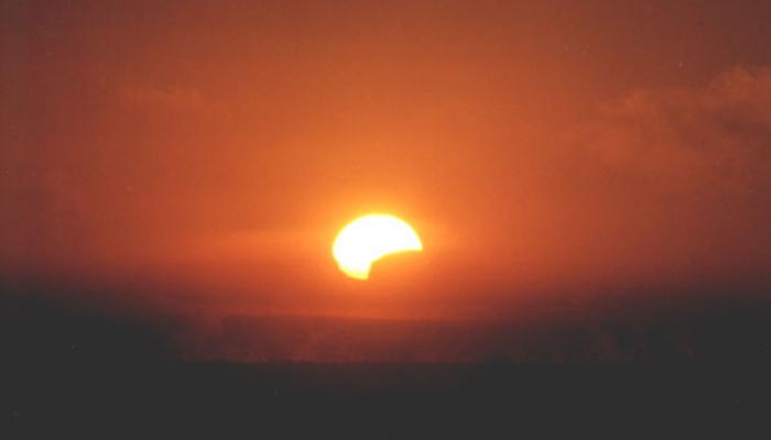Eclipse solar. Foto: Archivo