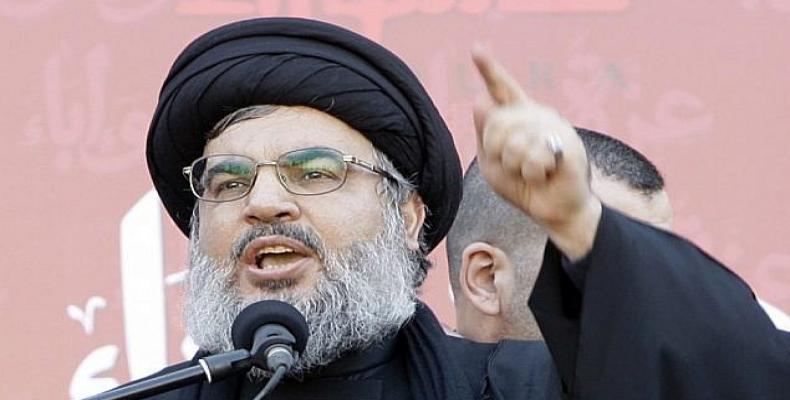 Leader of the Lebanese Hezbollah movement, Sayyad Hassan Nasrallah.  (Photo: EFE)