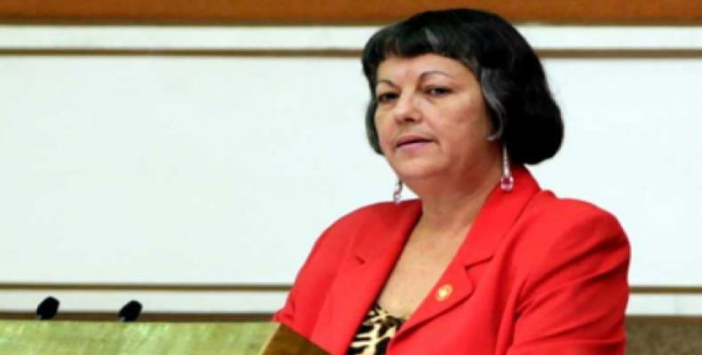 ministra de Trabajo y Seguridad Social, Margarita González.Foto:Internet.