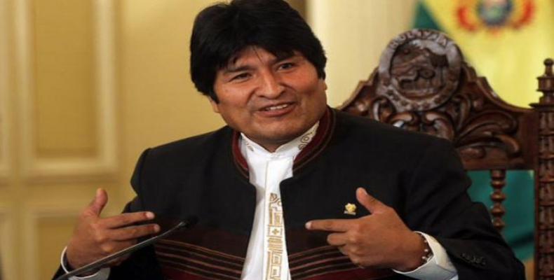 Bolivian President Evo Morales