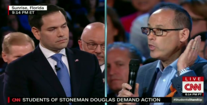 Rubio y Guttenberg entraron en un acalorado debate en medio de las ovaci.