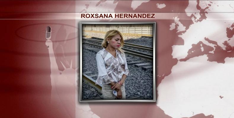 Honduran migrant Roxsana Hernandez dies in U.S. custody.  Photo: Democracy Now