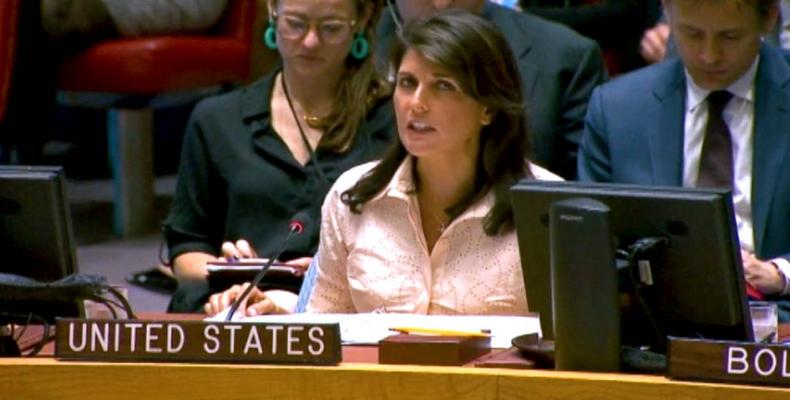 US ambassador to UN Nikki Haley.  Photo: AP