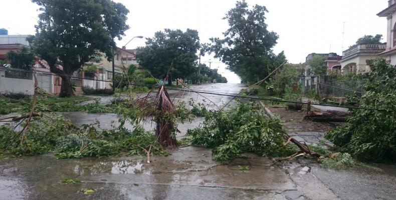 Daños del Huracán Irma en municipio capitalino 10 de Octubre. Foto/ Maite Glez/ RHC