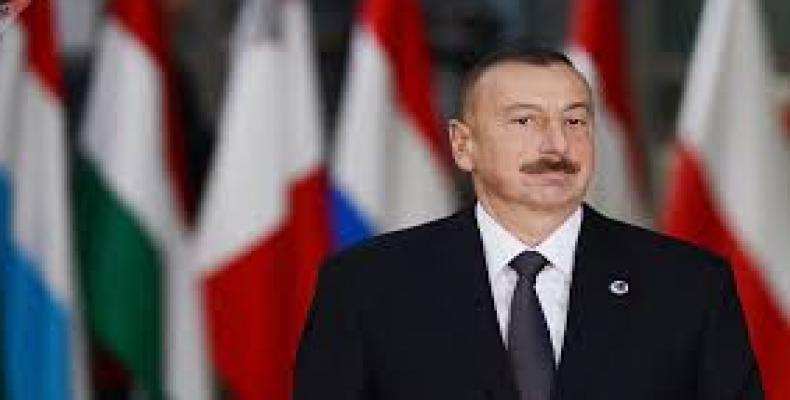 Presidente de Azerbaiyán lham Alíev