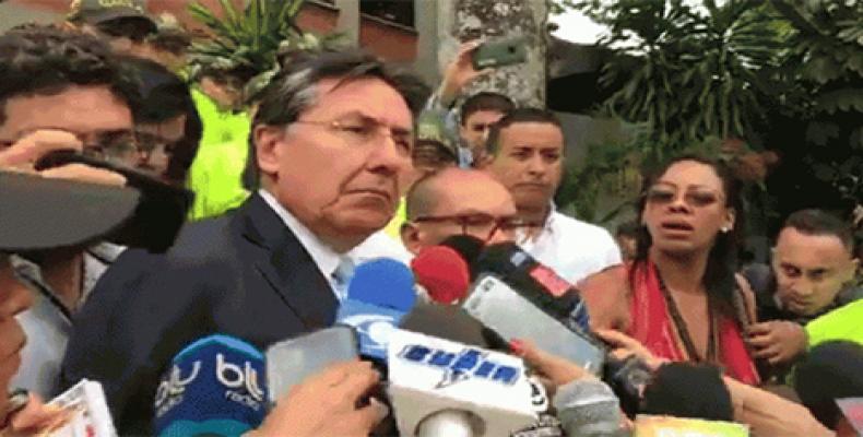 Colombia´s Attorney General, Néstor Martínez, confirmed the identification of the bodies. El Comercio Photo