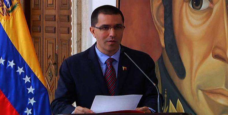 Venezuela's Foreign Minister Jorge Arreaza