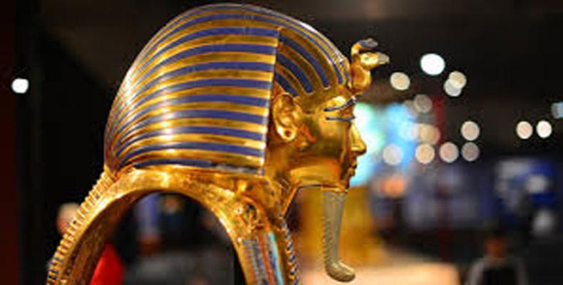 muestra en museo de faraon.Archivo